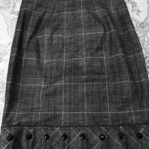 PER SE WOOL SKIRT